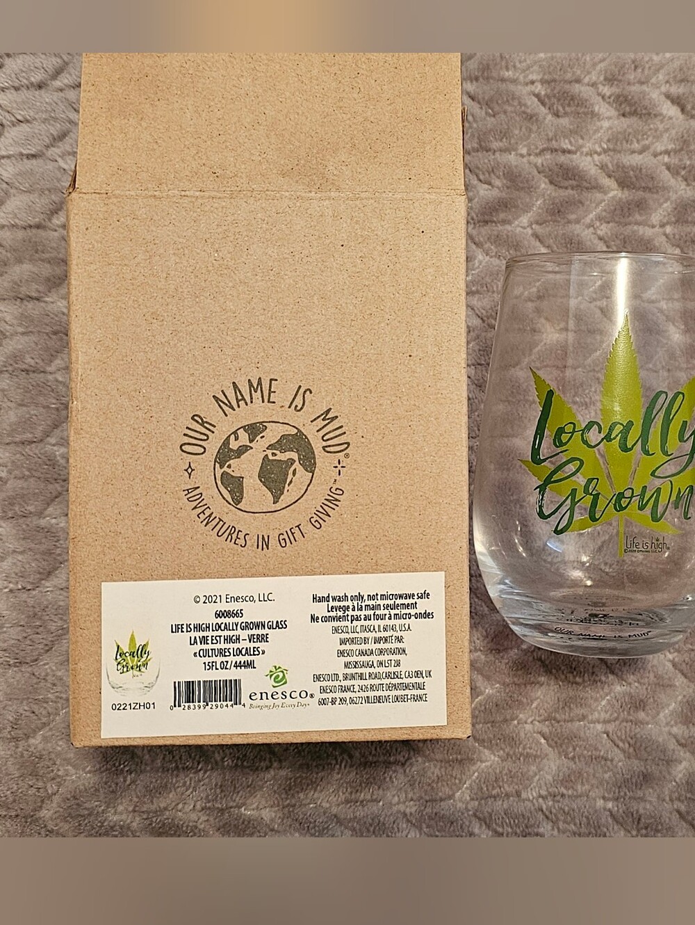 NWT Locally Grown Enesco Glass